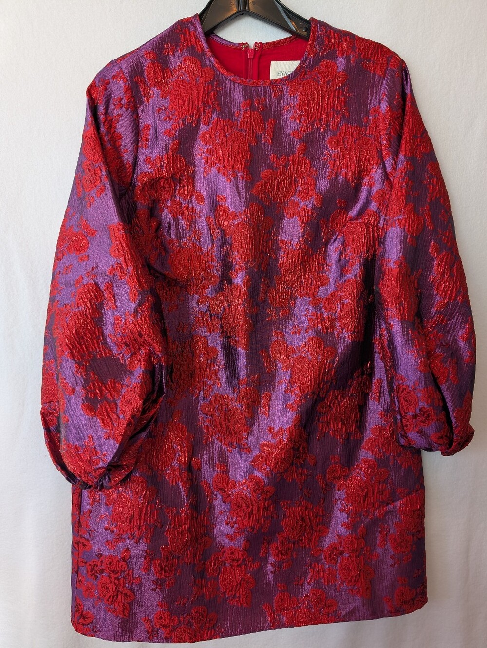 Tuckernuch Hyacinth House Floral Jacquard Mini Dress - Picture 10 of 12